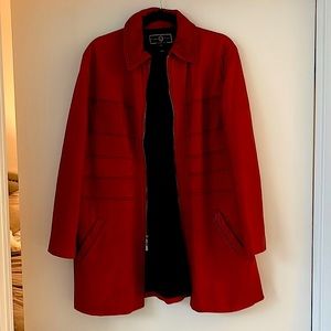 100% leather red jacket - St. John Sport by Marie Gray